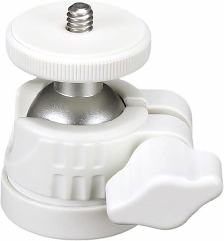 Diyeeni Tripod Ball Head, Aluminum Alloy 360 Degree Rotating Mini Ball Head with 1/4 Inch Screw Thread, for DSLR Camera Action Camera LED Light Microphone (Black) in Saudi Arabia