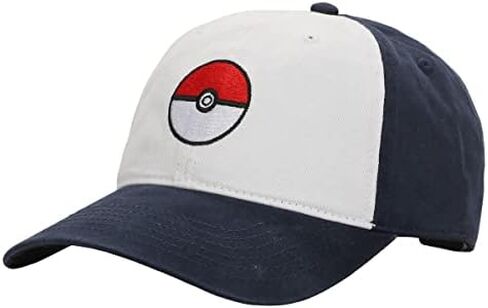 قبعة Pokemon Pokeball القابلة للتعديل مع حافة منحنية مسبقًا in Saudi Arabia