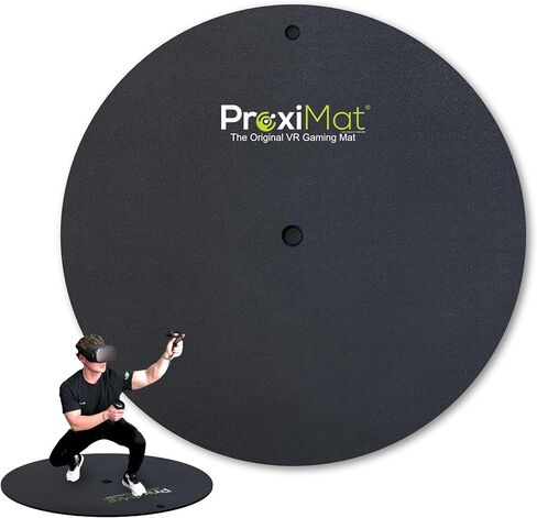 بساط الواقع الافتراضي - ProxiMat® Classic - بساط دائري مضاد للتعب للواقع الافتراضي - العب بكلتا القدمين على السجادة - متوافق مع Oculus Meta Quest وPlayStation VR وHTC Vive والمزيد (42 بوصة) in Kuwait