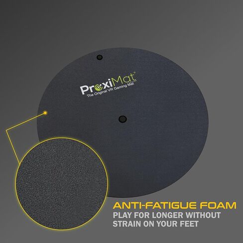 بساط الواقع الافتراضي - ProxiMat® Classic - بساط دائري مضاد للتعب للواقع الافتراضي - العب بكلتا القدمين على السجادة - متوافق مع Oculus Meta Quest وPlayStation VR وHTC Vive والمزيد (42 بوصة) in Kuwait