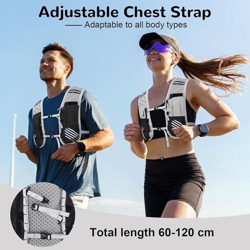 Lightweight Hydration Backpack with 2L Water Bladder for Men Women, Small Water Backpacks Hydropack Running Vest for Hiking in Saudi Arabia