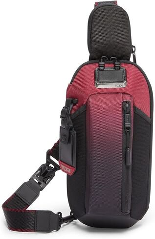 TUMI Alpha Bravo Esports Pro Sling Bag for Men - Front Carry Sling Bag with Keyholder - Men's Travel Accessories - Ideal as Travel & Gaming Bag - Black in Saudi Arabia