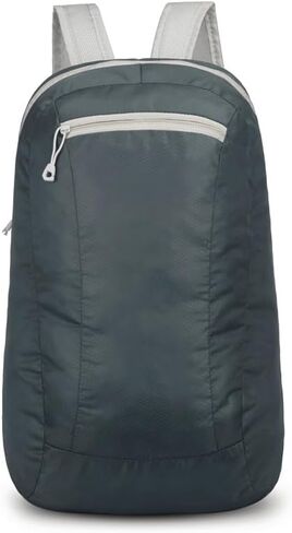 Folding Hiking Backpack Portable Daypack Lightweight Water Resistant Storage Bag Backpack for Outdoor Cycling Travel Sport (Gray) in Saudi Arabia