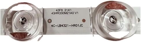 شريط LED مناسب لـ TCL 43F8F 43S433 43S431 43S433 43S434 43S435 43S425 43S425LAAA 43S425LABA 43S425LBAA 43S425LDAA 43S425VDBA (1 قطعة لتلفزيون واحد) in Kuwait