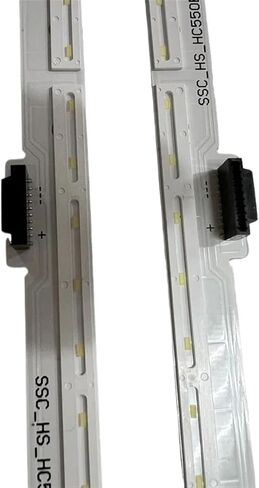 شرائط الإضاءة الخلفية LED 66LED متوافقة مع التلفزيون 55QNED80UQA 55QNED80AQA LC55490303A LC55490302C SSC HS HC550EQH 66LED 55QNED80 55QNED7S (اللون: مجموعة قطعتين لتلفزيون واحد) in Saudi Arabia