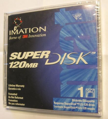Imation 1-pack 3.5in 120MB قرص مرن منسق مسبقًا in Saudi Arabia