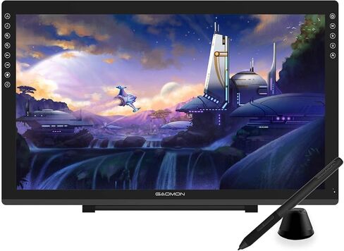 GAOMON PD2200 شاشة رسم مقاس 21.5 بوصة وجهاز لوحي بشاشة عرض قلم PD1320 مقاس 13.3 بوصة in Saudi Arabia