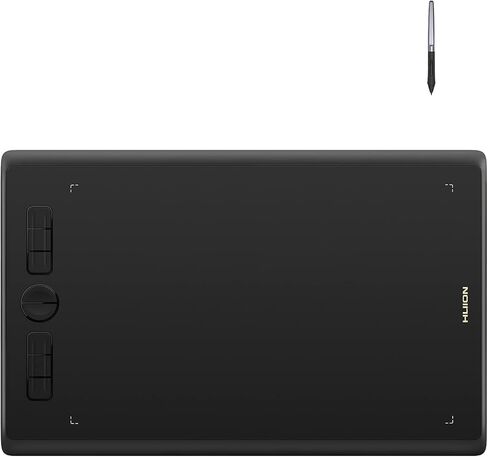 HUION Inspiroy H610X Drawing Tablet 10x6.25 Inch and PW100 Battery-Free Stylus in Saudi Arabia