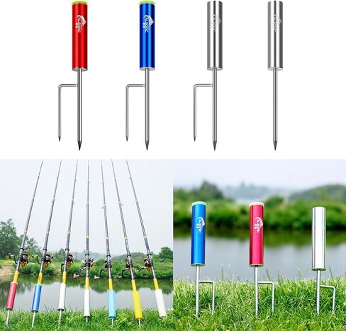 Bottone Ground Insertion Fishing Holder Portable Sea Poles Holder Fishing Rod Socket Bracket Fishing Accessories Durable Portable Sea Rod Holder Fishing Accessories Outdoor in Saudi Arabia