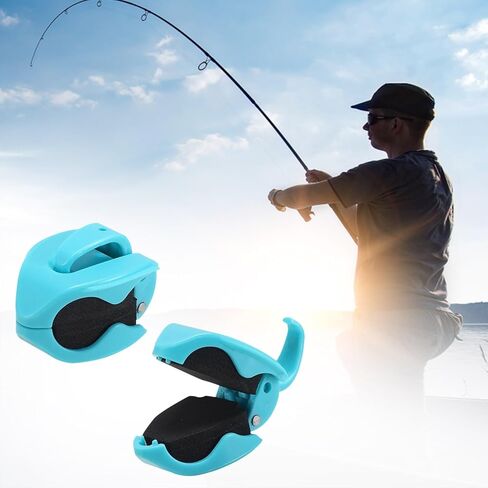 2 Pack Multifunctional Fishing Rod Holders, Portable Takedown Clips for Ground, Car, Wall & Beach, Fishing Pole Holders with Pressure Grip, Fits Shore, Telescopic & Fly Rods in Saudi Arabia