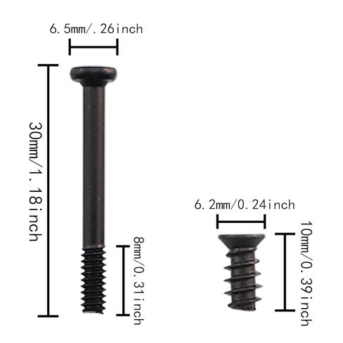 68PCS Computer Cooling Fan Screw Kit Chassis Cooling Fan Mounting Screws Carbon Steel 6-32 x 30mm M5x10mm 34 Each for Power Supply Motherboard Hard Drive Black in Saudi Arabia