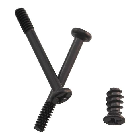 68PCS Computer Cooling Fan Screw Kit Chassis Cooling Fan Mounting Screws Carbon Steel 6-32 x 30mm M5x10mm 34 Each for Power Supply Motherboard Hard Drive Black in Saudi Arabia