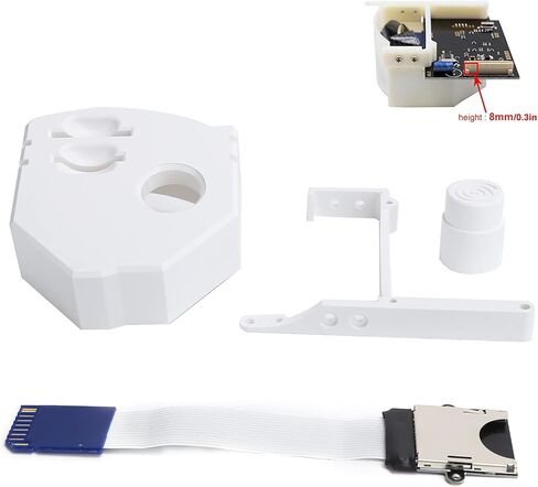 Memory Card Mount Kit, 3D Print Extension Memory Card Extender Adapter Mount Kit for Holder Gdemu, Effective Ventilation and Heat Dissipation(White) in Saudi Arabia