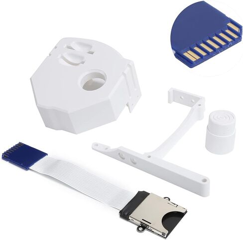 Memory Card Mount Kit, 3D Print Extension Memory Card Extender Adapter Mount Kit for Holder Gdemu, Effective Ventilation and Heat Dissipation(White) in Saudi Arabia