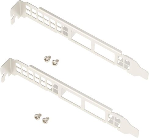 2Pcs Network Card Full Profile PCI Bracket with Screws Compatible with Supermicro AOC-STG-i2T in Saudi Arabia