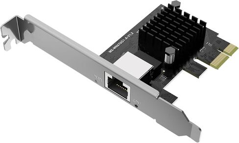 2.5G Base-T PCIe Network Card, 2500/1000/100Mbps PCI Express Ethernet Adapter with RTL8125B, 2.5G NIC for Windows 11/10/8/8.1/7 & Linux with Low Profile Bracket in Saudi Arabia