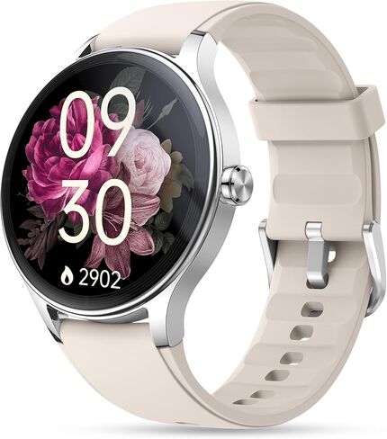Smart Watch for Women, Ladies & Men, 1.27'' Fitness Watch [41mm case] with Call Receive/Dial, Heart Rate/Stress/Sleep Monitor, AI Voice, IP68 Waterproof Smartwatch with Calendar, Calculator, Games in Saudi Arabia