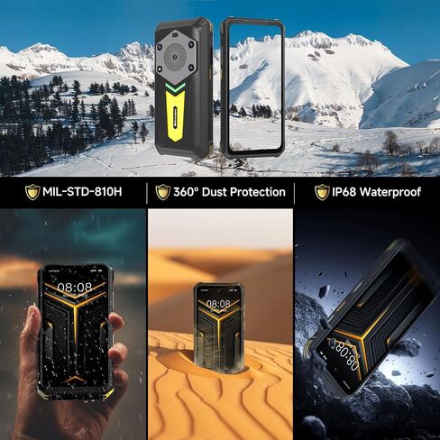 هاتف P2 Pro Rugged Phone 5G مفتوح، هاتف ذكي Android 14 بقدرة 20000 مللي أمبير في الساعة، 8 جيجابايت + 128 جيجابايت، هاتف محمول بوحدة المعالجة المركزية ثماني النواة، كاميرات رباعية 32 ميجابكسل + 48 ميجابكسل، هواتف محمولة مقاومة للماء IP68، شاشة قوية 6.78 ب in Kuwait