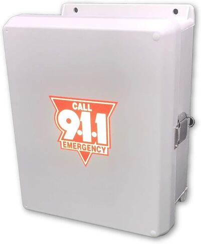 Emergency 911 Only Cellphone with Weatherproof Outdoor Enclosure Phone Box Cabinet in Saudi Arabia