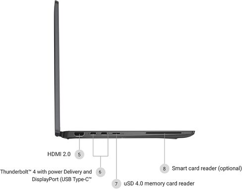 Dell Latitude 7310 Laptop PC FHD 1920 x 1080 Intel Core i5-10310U Processor 16GB Ram 256GB NVMe SSD Drive, HDMI, Web Camera, Windows 11 (Renewed) in Saudi Arabia