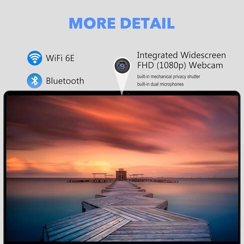 Dell Inspiron 16 Laptop, 16" 16:10 FHD+ (1920 x 1200) Touchscreen Business Laptop, Intel Core 7 150U, 16GB DDR5 RAM, 1TB SSD, Backlit KB with Fingerprint Reader, Windows 11 Pro in Saudi Arabia