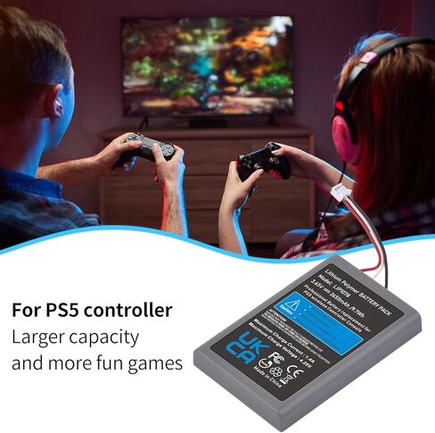 بطارية بديلة من Pickle Power 2650mAh LIP1708 لجهاز Sony PlayStation 5 PS5 DualSense CFI-ZCT1W وحدة التحكم اللاسلكية in Saudi Arabia