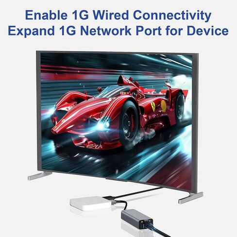 محول USB إلى إيثرنت، محول شبكة جيجابت RJ45 إلى USB بسرعة 1000 ميجا بت في الثانية، التوصيل والتشغيل، متوافق مع Nintendo Switch والكمبيوتر المحمول والكمبيوتر الشخصي وMacBook وWindows وmacOS وLinux in Kuwait