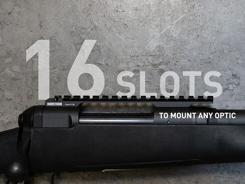 Monstrum Picatinny Rail Mount for Ruger American Rifles with Integrated Level Bubble | Rimfire in Saudi Arabia