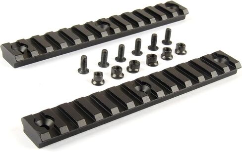 TACFUN 2PCS KEYMOD 13 Slot 5.3“ Aluminum Rail Mount Section Picatinny Weaver in Saudi Arabia