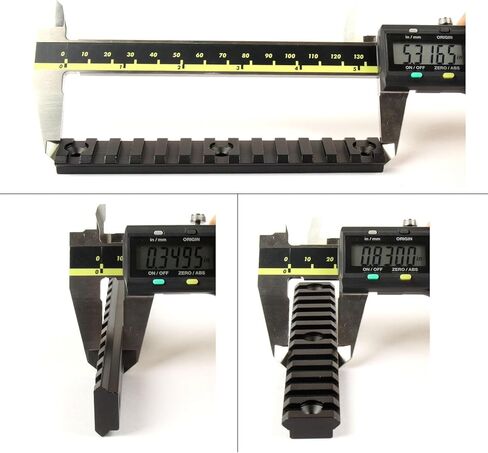 TACFUN 2PCS KEYMOD 13 Slot 5.3“ Aluminum Rail Mount Section Picatinny Weaver in Saudi Arabia