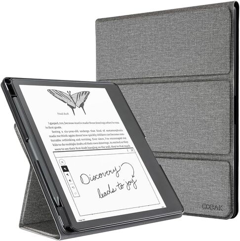 حافظة CoBak Stand لجهاز Kindle Scribe - غطاء جلدي فاخر مع حامل قلم، خاصية النوم/الاستيقاظ التلقائي - متوافقة مع جهاز Kindle Scribe مقاس 10.2 بوصة (إصدار 2022/2024) in Saudi Arabia