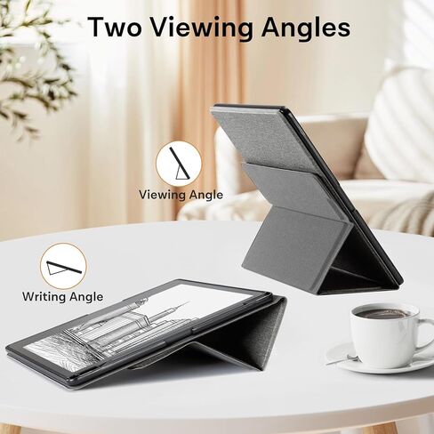 حافظة CoBak Stand لجهاز Kindle Scribe - غطاء جلدي فاخر مع حامل قلم، خاصية النوم/الاستيقاظ التلقائي - متوافقة مع جهاز Kindle Scribe مقاس 10.2 بوصة (إصدار 2022/2024) in Saudi Arabia