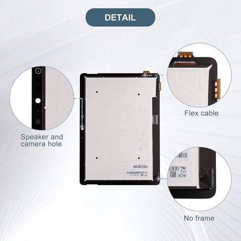Screen Replacement for Microsoft Surface Go 2/3 10.5" LCD Display Digitizer Touch Screen Assembly with Tools Black in Saudi Arabia