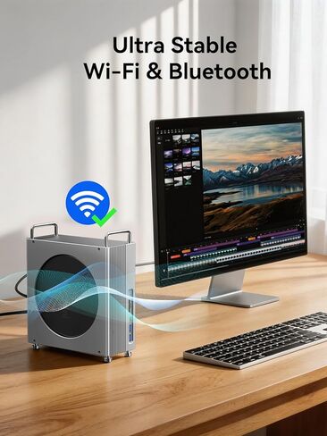 ACASIS 40 جيجابت في الثانية Mac mini M1/M2 Dock & Stand مع حاوية NVMe SSD، الألومنيوم Mac mini Hub، 4K60 هرتز HDMI، 2X10G USB A، 10G USB C، PD 30W، SD/TF 4.0، ملحقات Mac mini لـ Intel/M1/M2/M2 Pro in Saudi Arabia