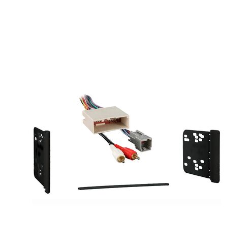 Harmony Audio Compatible with Lincoln Town Car 1998 1999 2000 2001 2002 Double DIN Stereo Harness Radio Install Dash Kit Package in Saudi Arabia