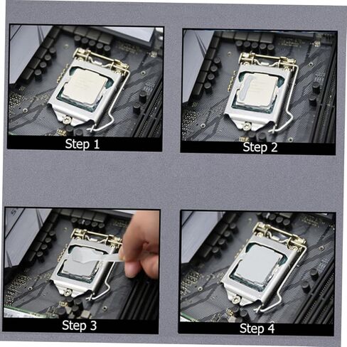 NOLITOY Thermal Paste and Heat Sink Grease Kit 8w Thermal Conductivity, Non-Curing Silicone Compound, Includes 1 Syringe, 2 Finger Sleeves, and 1 Spatula for CPU Gpu Cooling in Computer in Saudi Arabia