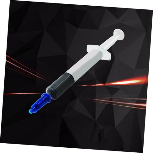 NOLITOY Thermal Paste and Heat Sink Grease Kit 8w Thermal Conductivity, Non-Curing Silicone Compound, Includes 1 Syringe, 2 Finger Sleeves, and 1 Spatula for CPU Gpu Cooling in Computer in Saudi Arabia