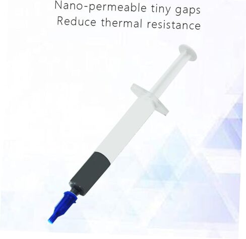 SHINEOFI Thermal Paste 8w High Thermal Conductivity Silicone Grease Set with 1 Syringe + 2 Finger Caps + 1 Spatula for CPU Gpu Cooling and Computer Components Maintenance in Saudi Arabia