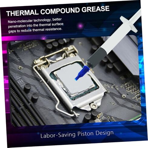 Toddmomy Thermal Paste Thermal Compound Grease Kit CPU Gpu Cooling Silicone Grease Set Including Finger Sleeves Applicator for Computer Components in Saudi Arabia