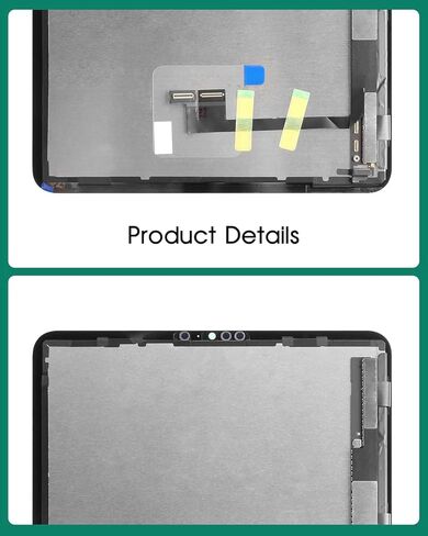 for iPad Pro 11 Replacement Screen for iPad Pro 11 3rd Gen LCD Digitizer for iPad Pro 11 4th 2022 Touch Screen 2021 A2301 A2435 Display Replacement Assembly Repair Kits 11" (Black) in Saudi Arabia