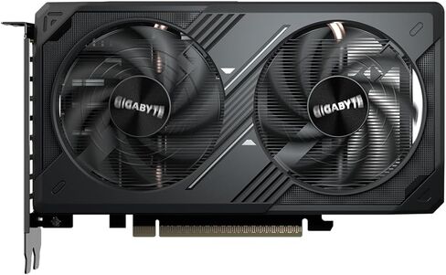 بطاقة رسومات جيجابايت GeForce RTX 5050 WINDFORCE OC 8G - 8 جيجابايت GDDR6، 128 بت، PCI-E 5.0، 2587 ميجاهرتز، ساعة أساسية، 2 × DP، 2 × HDMI، NVIDIA DLSS 4، GV-N5050WF2OC-8GD in Saudi Arabia
