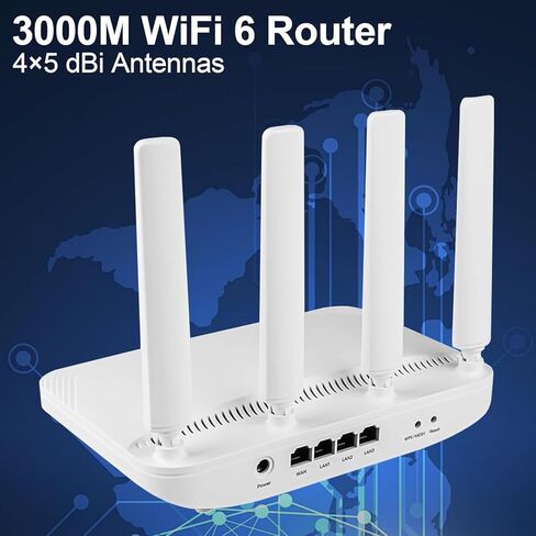 Point to Point Starlink Internet Long Range Transmission with WiFi 6 Router and Bracket for Starlink Gen 3 Router, Starlink WiFi Extender, 5.8GHz 3KM 18dBi High Gain Antenna in Saudi Arabia