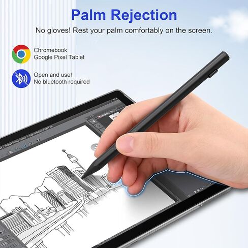 USI 2.0 Stylus Pen for Chromebook & Google Pixel Tablet - Amazon Fire Max 11 Tablet, Lenovo Chrome Book Duet, Acer Chromebook Spin 314, HP, Google Pixel Tablet Stylus, 4096 Pressure USI Stylus Pen in Saudi Arabia