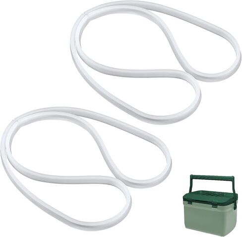2pcs Cooler Box Sealing Rings, Silicone Cooler Lid Gasket Replacement Compatible with Stanley 16 QT Cooler Box in Saudi Arabia