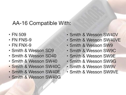 حامي مجلة Ammo Armor AA-16 لموديلات Smith & Wesson وFN in Saudi Arabia