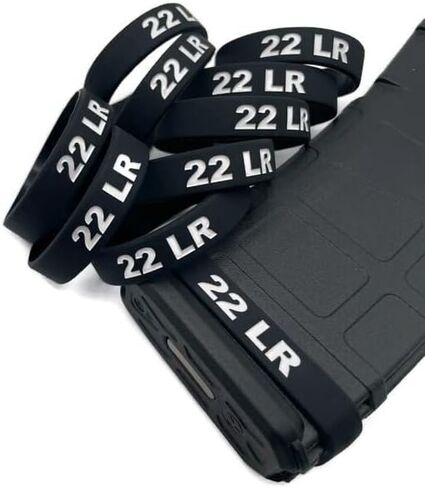 22LR Mag ID Band Quality Durable Identification Bands 22 LR (Pack of 5 or 10) (5) in Saudi Arabia