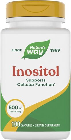 Nature's Way Inositol, 500 mg per serving, 100 Capsules in Saudi Arabia