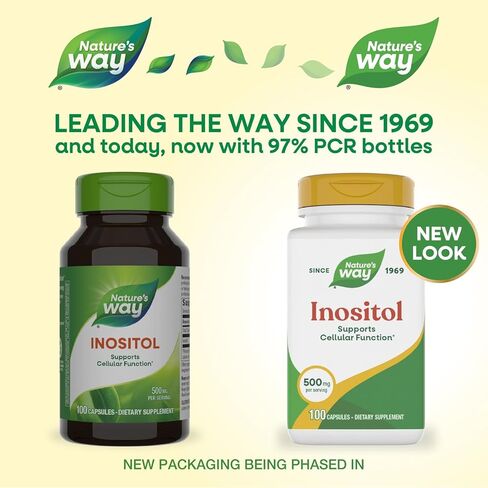 Nature's Way Inositol, 500 mg per serving, 100 Capsules in Saudi Arabia
