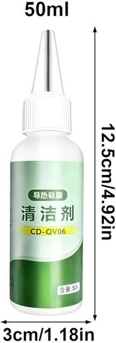Genérico Thermal Paste Cleaner – Silicone Grease Cleaner Agent Fifty Milliliters, Thermal Paste for Laptops, for Chipset CPU GPU Laptop Computer Console Heatsink in Saudi Arabia