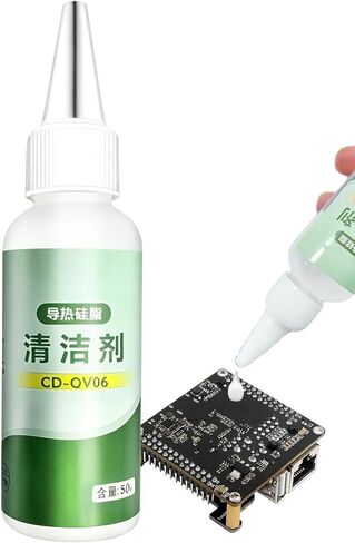 Genérico Thermal Paste Cleaner – Silicone Grease Cleaner Agent Fifty Milliliters, Thermal Paste for Laptops, for Chipset CPU GPU Laptop Computer Console Heatsink in Saudi Arabia